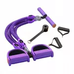 Atsparumo guma su pedalais, violetinė, i&scaron; latekso