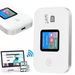 Belaidis 4G LTE mar&scaron;rutizatorius su SIM kortele, 150 Mbps, baltas, ne&scaron;iojamas WiFi hotspot