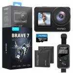 Veiksmo kamera AKASO Brave 7, 4K 30FPS, 20MP, WiFi, atspari vandeniui, 64GB microSDXC