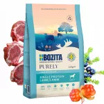 Sausas ėdalas &scaron;unims Bozita Purely su ėriena, 2,5 kg