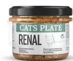 Katinų konservai Cats Plate Vet Renal su jautiena, sergantiems lėtine inkstų liga, 180 g