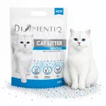 Katinų kraikas DIAMENTIQ, silikatinis, bekvapis, 3,8 l