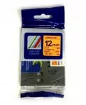 Lipni juostelė Brother TZ2-B31, TZe-B31, 12 mm, oranžinė fluorescencinė