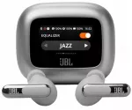 Belaidės ausinės JBL Live Beam 3 sidabrinės