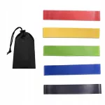 Atsparumo gumų rinkinys SPORTECH F, 5 vnt., 60x5 cm, 2080x4,5x13 mm