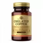Maisto papildas SOLGAR Chelated Copper, 100 tablečių
