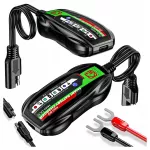 Automatinis 12V akumuliatoriaus įkroviklis motociklams ir keturračiams su USB-C