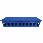 Automatinė balandžių lesykla, atspari vandeniui, su automatinėmis ėdromis, 80 cm