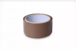 Ruda pakavimo juosta, akriliniai klijai, 48 mm, 60 yd