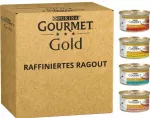 Katinų pa&scaron;tetas Gourmet Gold, 24 x 85 g, 4 skoniai