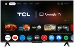 Televizorius TCL 43P6K 43" 4K UHD, juodas