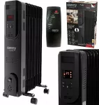 Elektrinis aliejinis radiatorius CAMRY CR 7812, 1500 W, 7 sekcijų, su nuotolinio valdymo pultu, 3 režimai