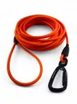 &Scaron;uns treniravimo pavadėlis BIOTHANE 10 m, oranžinis, 6 mm, ChromaPet