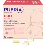 Maisto papildas Pueria Duo ACTIVE, 90 kapsulių, nuo 13 savaitės ir žindymo laikotarpiui
