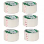 Lipni pakavimo juosta, skaidri, 48 mm, 60 m, 6 vnt., akrilo
