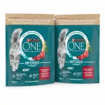 Sausas kačių ėdalas PURINA ONE Adult su jautiena, 2 x 750 g