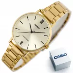Moteri&scaron;kas laikrodis CASIO LTP-VT01G-9B su dėžute