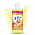 Skalbinių mink&scaron;tiklis Softlan Ultra, vanilės ir orchidėjų kvapo, 1 l, geltonas