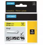 Etiketės juosta DYMO IND Rhino, geltona, 19 mm x 5,5 m
