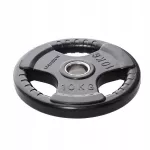 Svorio diskas UNDERFIT, gumuotas, 10 kg, ketaus, olimpinis