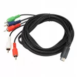 Mini 10-pin AV DIN kabelis, 10-pin DIN į 5 RCA AV