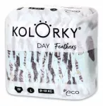 Ekologi&scaron;kos sauskelnės Kolorky Day Feathers M 5-8 kg