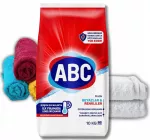 Skalbimo milteliai ABC, 10 kg, spalvotiems ir baltiems audiniams