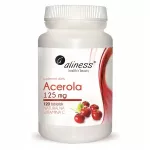 Maisto papildas Aliness Acerola Natural Vitamin C, 120 tablečių