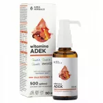 Vitaminų AURA HERBALS ADEK A+D3+E+K2 MK7 la&scaron;ai