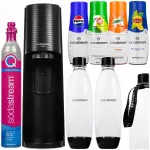 Sodų ruo&scaron;imo aparatas SodaStream Terra su 2 buteliais ir 4 sirupais (Pepsi, 7UP, Lipton)