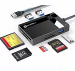 USB 3.0 SD kortelių skaitytuvas WARRKY 7 in 1 Micro SD adapteris