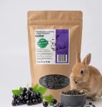 Granuliuotos juodosios serbentės triu&scaron;iams ir graužikams, 500 g