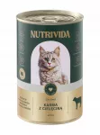 &Scaron;lapias kačių ėdalas Nutrivida su ver&scaron;iena, 400 g