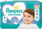 Sauskelnės Pampers Active Baby, 6 dydis, 44 vnt. (nuo 13 kg)