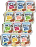 Katinų skanėstai HAPPY CAT MINKAS DUO, įvairių skonių, 12 x 100 g