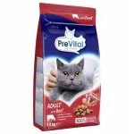 Sausas ėdalas su jautiena suaugusioms katėms, 1,4 kg