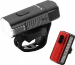 Dviračių žibintų rinkinys Moon Rigel Lite + Helix Lite, įkraunamas, 500 lm