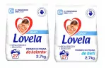 Skalbimo milteliai Lovela Baby, baltiems ir spalvotiems drabužiams, hipoalerginiai, 2 x 2,7 kg