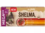 Katinų maistas SHELMA su žele, įvairių skonių, 40 x 85 g