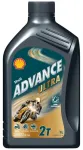 Sintetinis variklio tepalas SHELL Advance 2T ULTRA, 1 l
