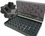 Mechaninė klaviatūra AKKO Jelly Cream Black V3 Pro su suteptais jungikliais
