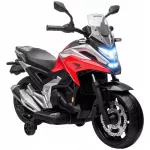 Vaiki&scaron;kas elektrinis motociklas 12V, MP3, LED, USB, raudonas, AIYAPLAY