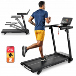 Elektrinis bėgimo takelis POKET TREX SPORT, sulankstomas, reguliuojamas, iki 15 km/h