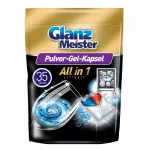 Indaplovės tabletės GlanzMeister, koncentruotos, 2x35 vnt.