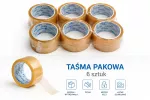 Pakavimo juosta SMART, skaidri, 48 mm x 54 m, 6 vnt.
