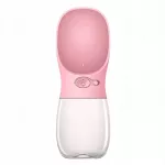 Kelioninis augintinio vandens buteliukas, 350 ml, rožinis
