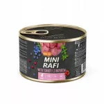 &Scaron;unų konservai Rafi MINI su kalakutiena, 185 g