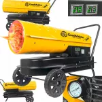 Alyvos radiatorius su termostatu ir LCD ekranu, 30 kW, su ventiliatoriumi