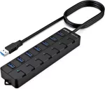 USB &scaron;akotuvas 7 lizdų 5908040593917