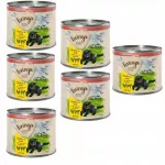 Kačių konservai Feringa Kitten su vi&scaron;tiena ir ver&scaron;iena, 6 x 200 g, pagaminta Vokietijoje